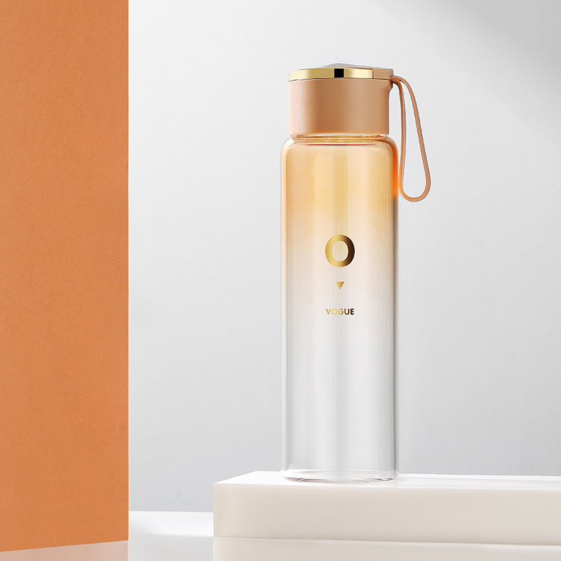 Enkel moderiktig gradient vattenflaska