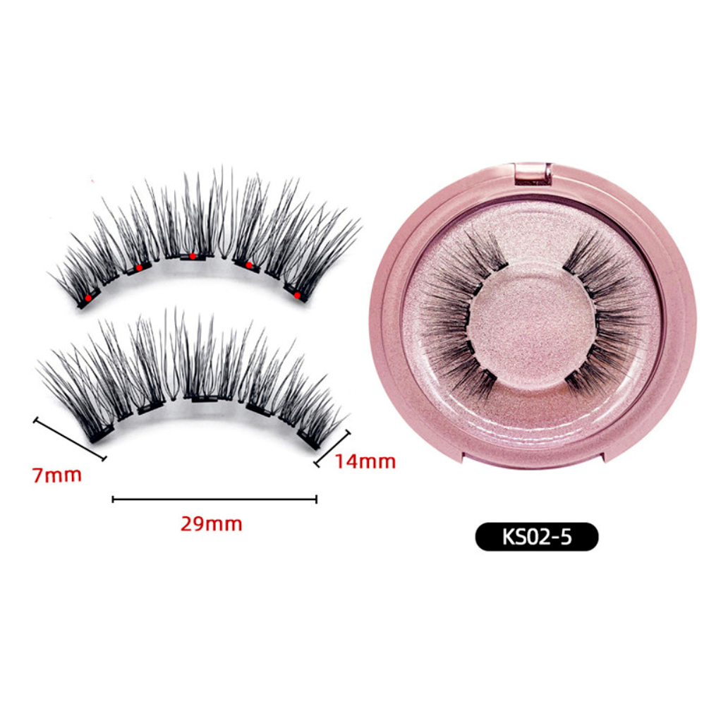 Magnetiska 3D-lösögonfransar